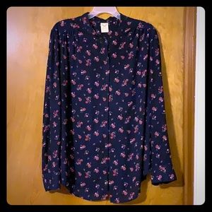 Long sleeve business blouse